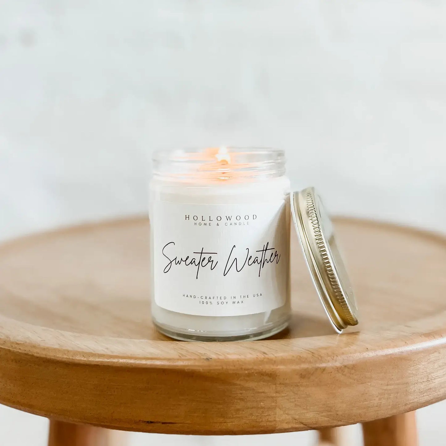 SWEATER WEATHER |FALL & HOLIDAY CANDLE | 100% SOY WAX | 8 OZ