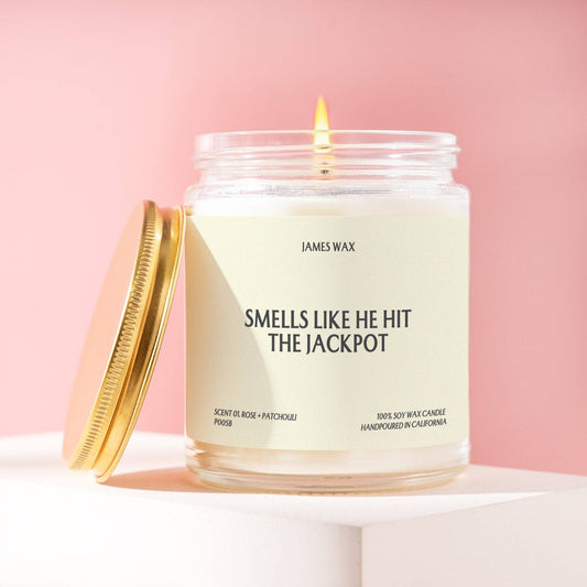 Hit the Jackpot Engagement Gift Engagement Gift Engaged Candle Bridal Shower Gift Bride to Be P005B: No, I'll Take It As Pictured! / 01. Rose + Patchouli