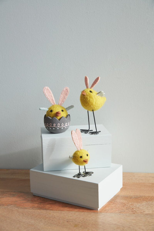 Spring Chicken Figurines