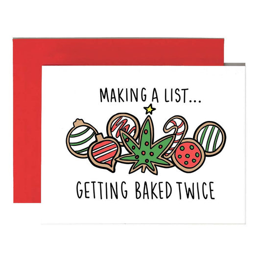 Getting Baked Twice Card