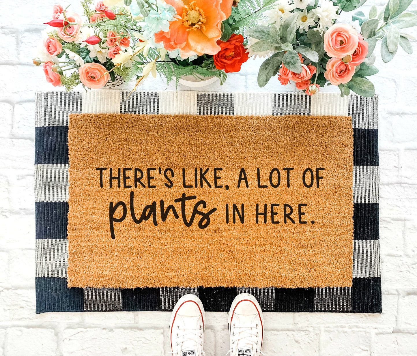 A Lot Of Plants Doormat