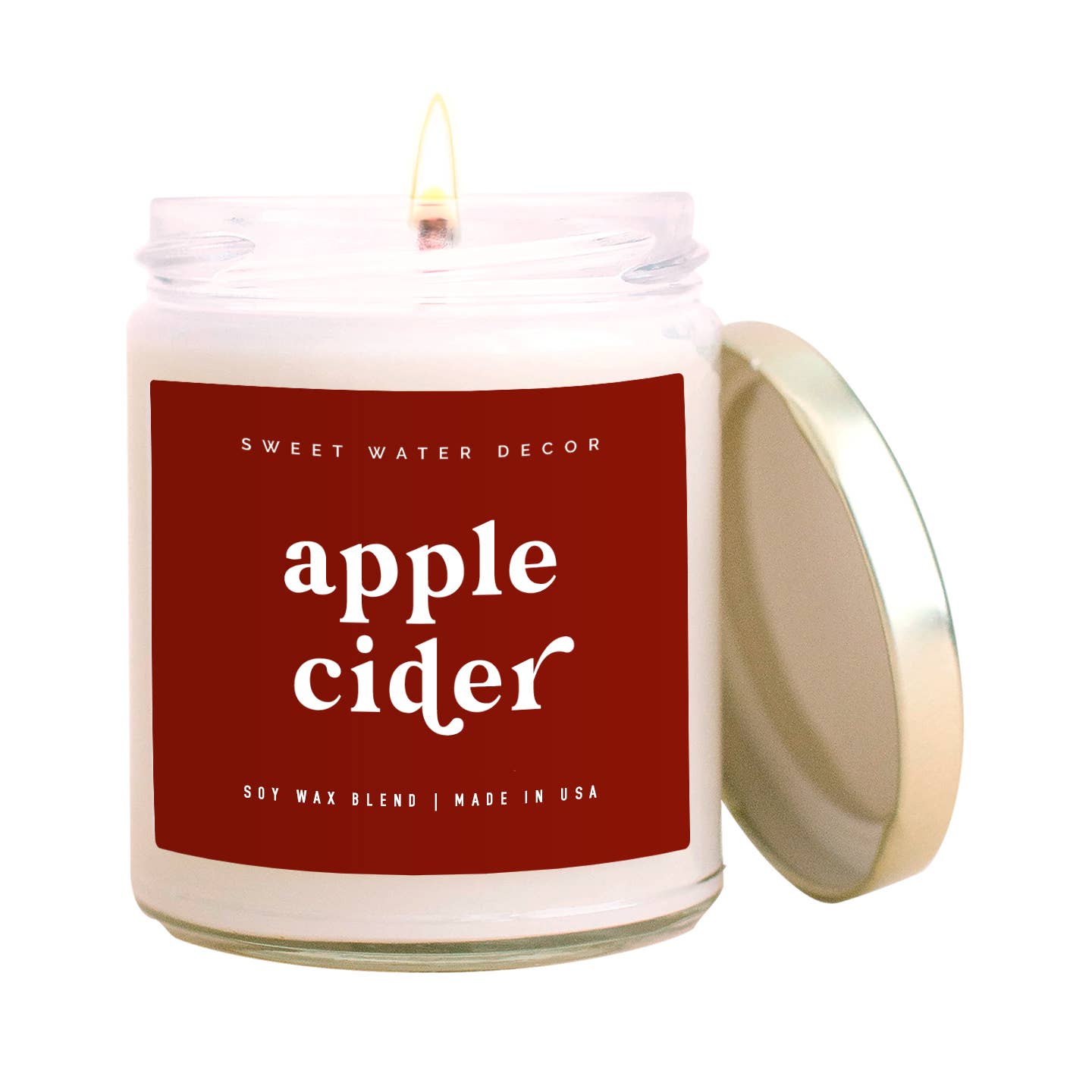 Sweet Water Decor Apple Cider 9 oz Soy Candle