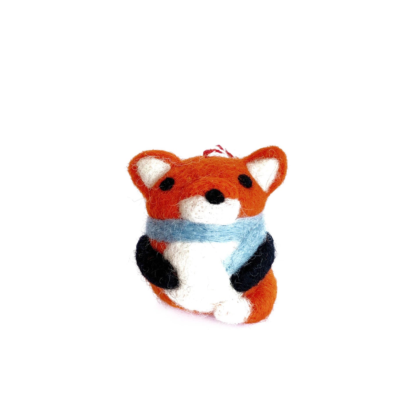 Fox Tufted Wool Ornament