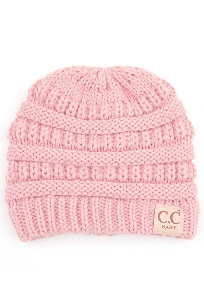 C.C Baby Solid Color Knit Beanie