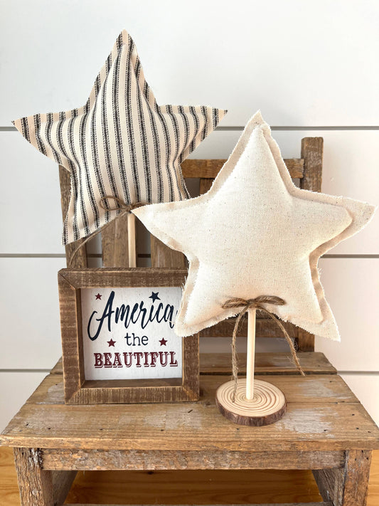 Rustic 4th of July Star - Farmhouse
