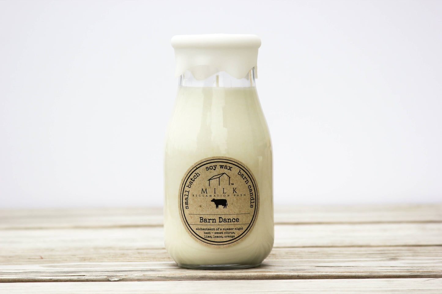 Milk Reclamation Barn - Milk Bottle Soy Candle
