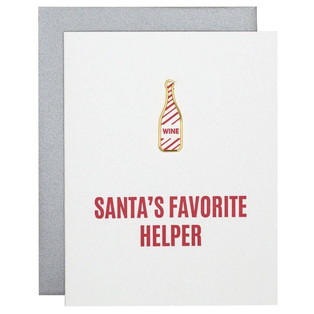 Santa's Favorite Helper Paper Clip Card
