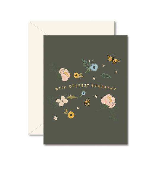 With Deepest Sympathy Greeting Card