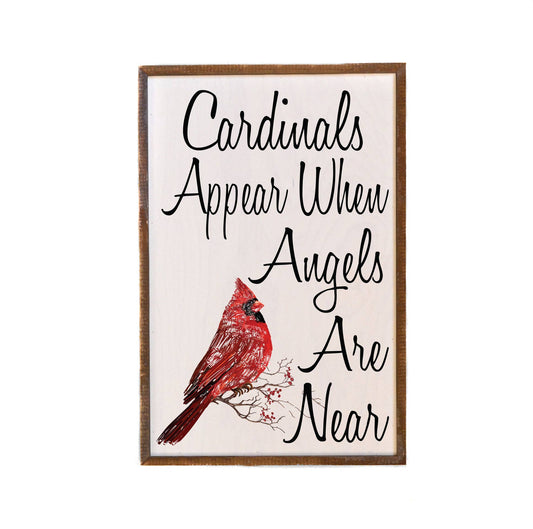 Cardinals 12x18 Wood Sign
