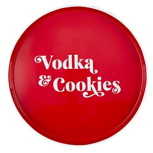 Vodka & Cookies Round Tray
