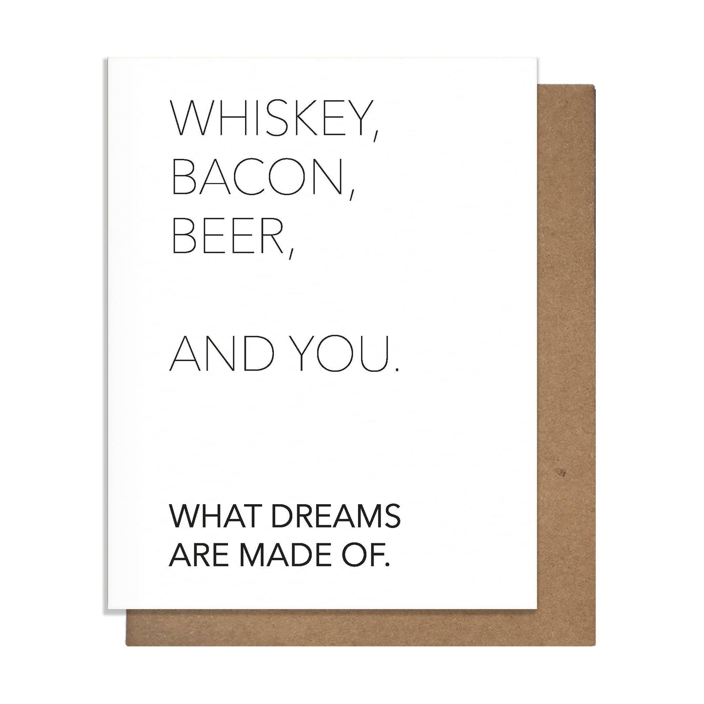 Whiskey and You Greeting Card