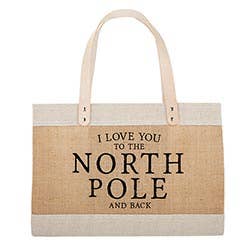 Market Tote - I Love You to the Pole And Back