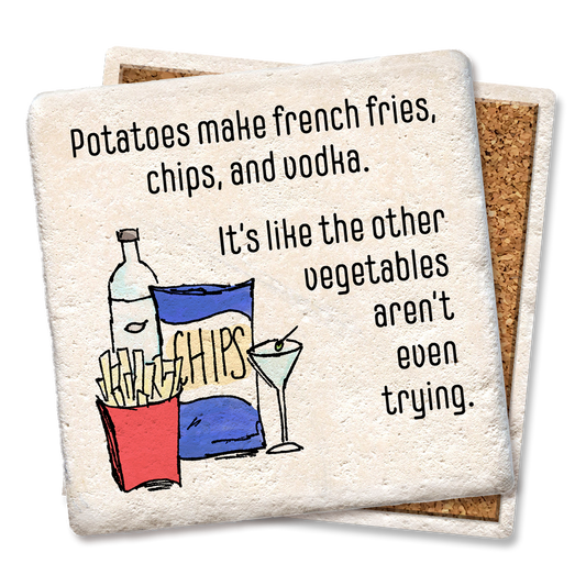 Coaster Potatoes Make French Fries