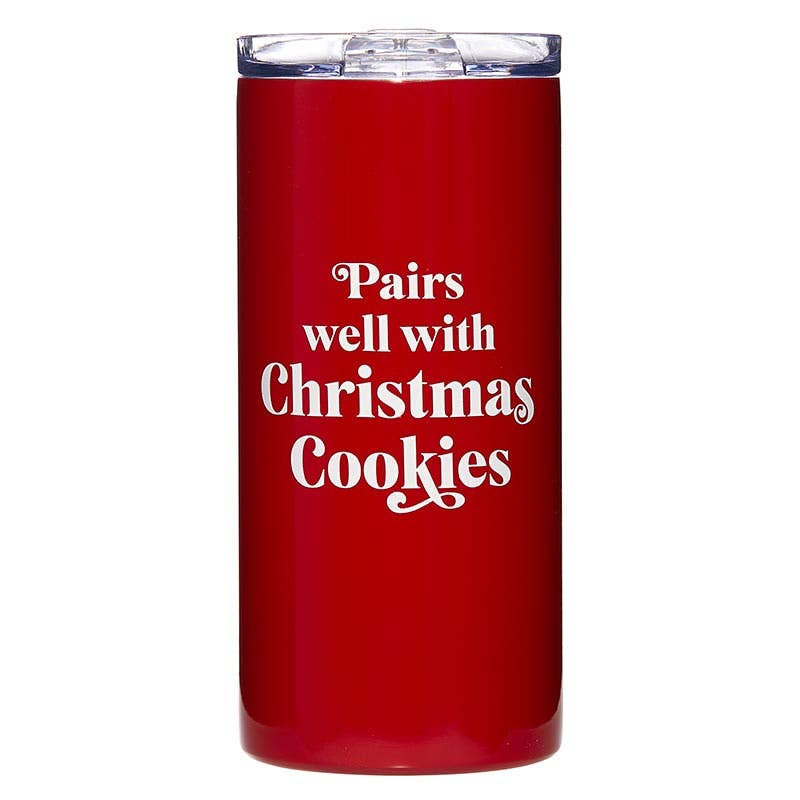 Pairs Well With Christmas Cookies Traveler Tumbler