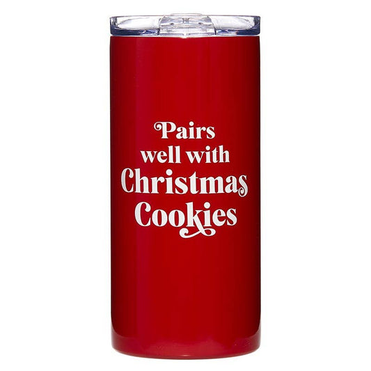 Pairs Well With Christmas Cookies Traveler Tumbler