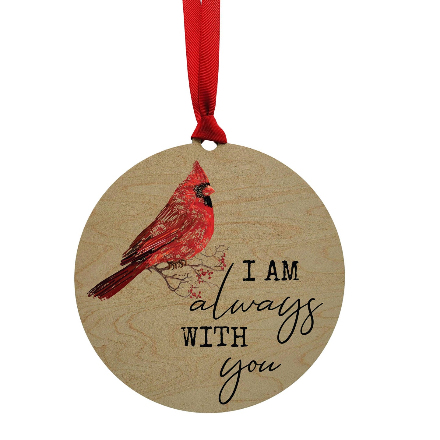 Always With You Cardinal Large Ornament