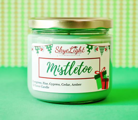 Mistletoe Pine Scented Candle