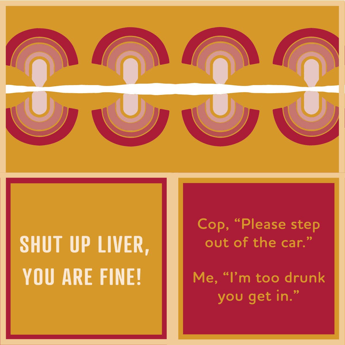 Napkin: Too Drunk/Shut up Liver