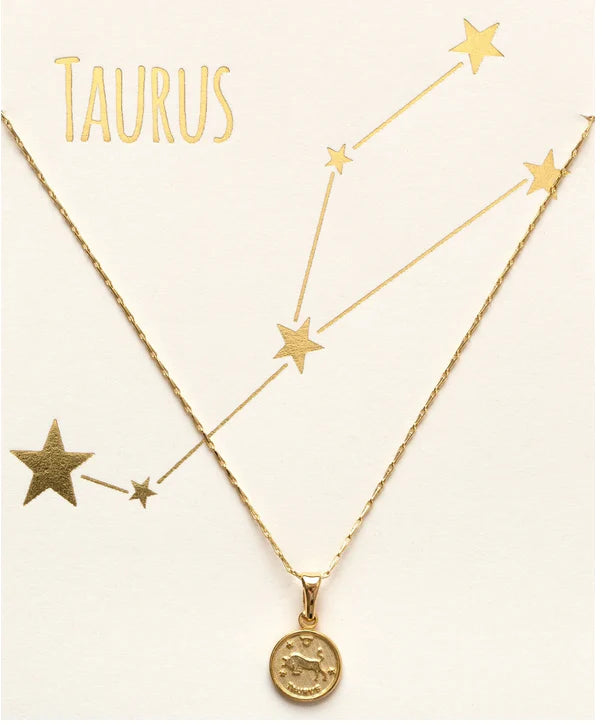 Zodiac Necklace- Taurus