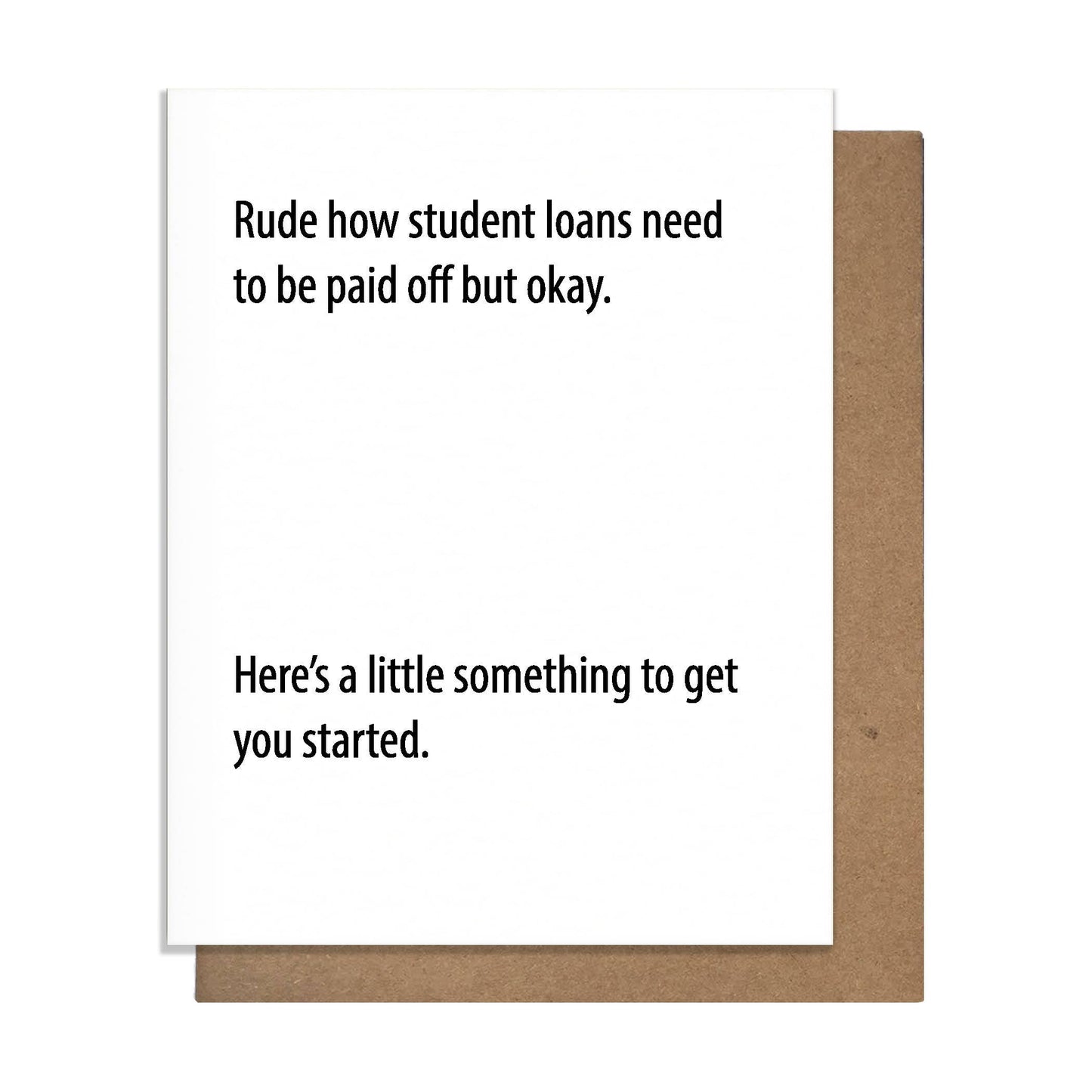 Graduation Card - Student Loans