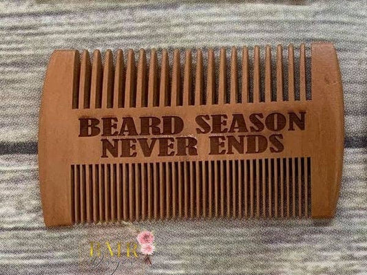 Fear The Beard Engraved Beard Comb