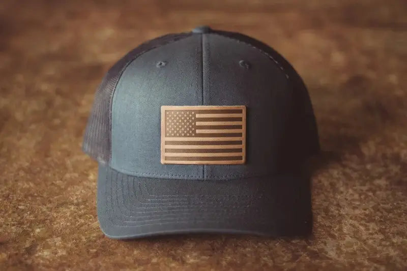 Range Leather Co. American Flag Hat