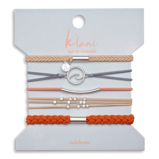 K'Lani Hair Tie Bracelets - Celebrate