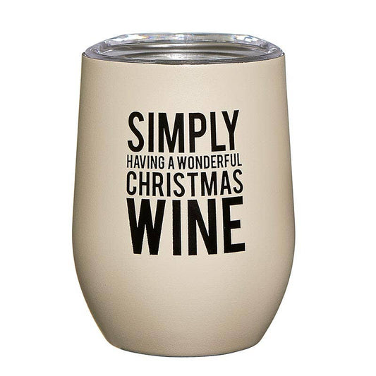 12 oz - MatteWineTumbler-ChristmasWine