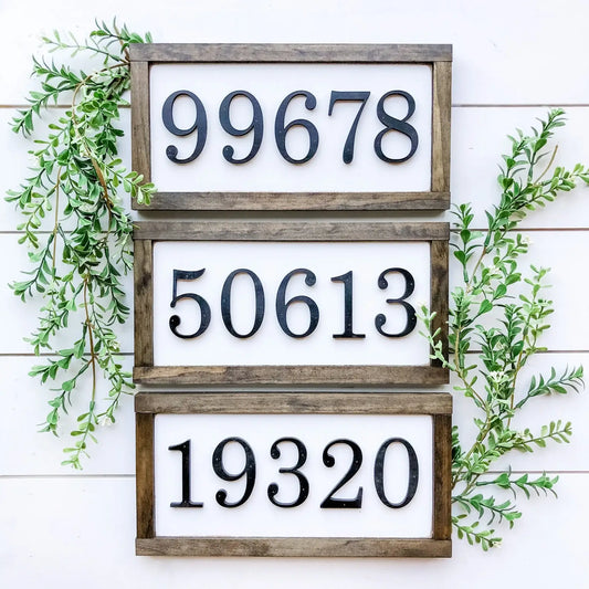 Zip Code Sign - Customizable