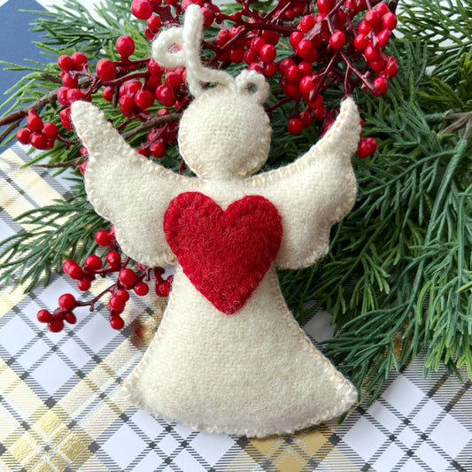 Heart Angel Ornament