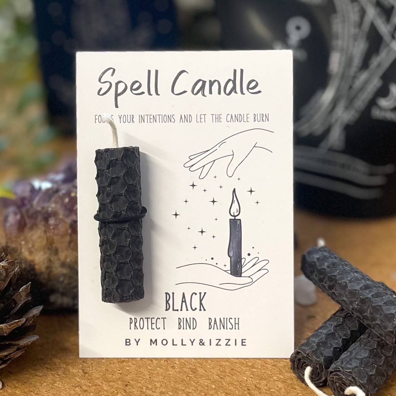 Spell Candle - Black