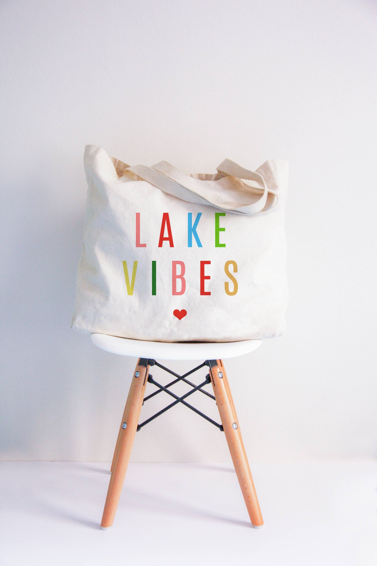 Colorful Lake Vibes XL Tote Bag