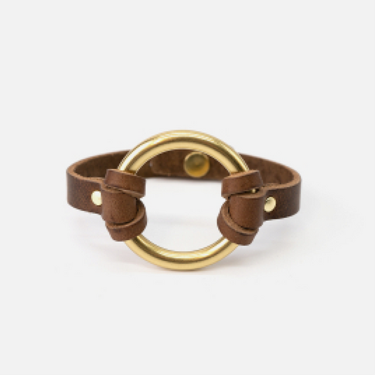 Chinati O-Ring Bracelet Dark Brown