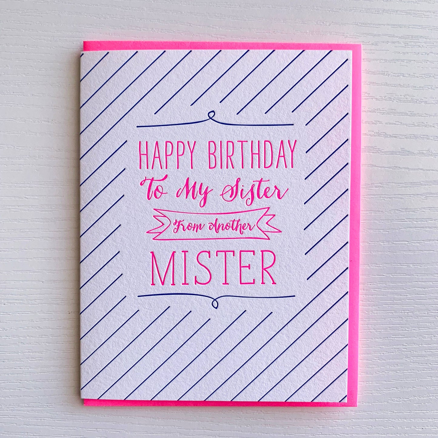 Birthday Card Letterpress