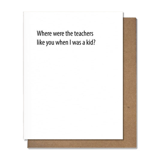 Teachers Like You - Thank You Card