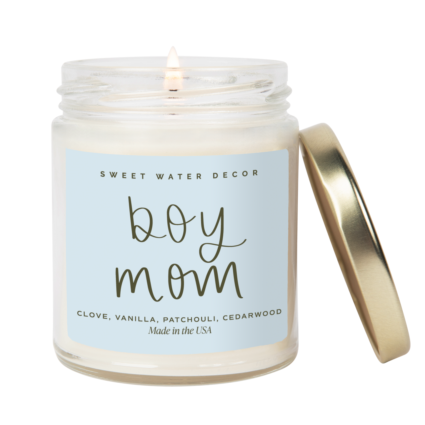 Sweet Water Decor Boy Mom 9 oz Soy Candle