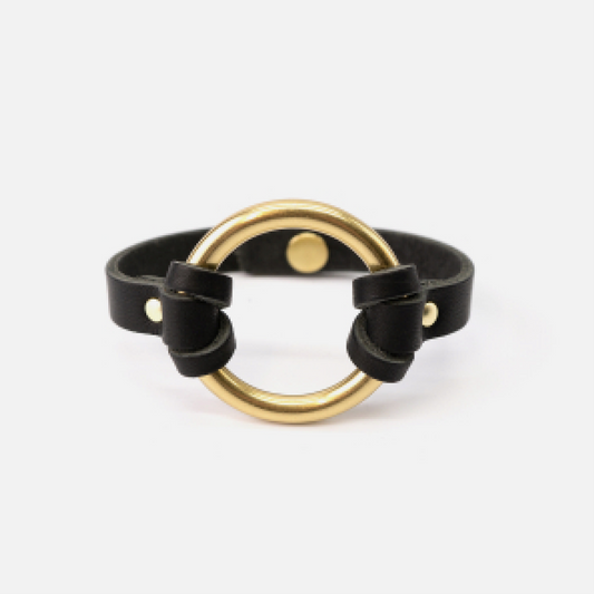 Chinati O-Ring Bracelet Black