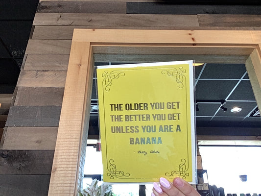 Banana Birthday Card