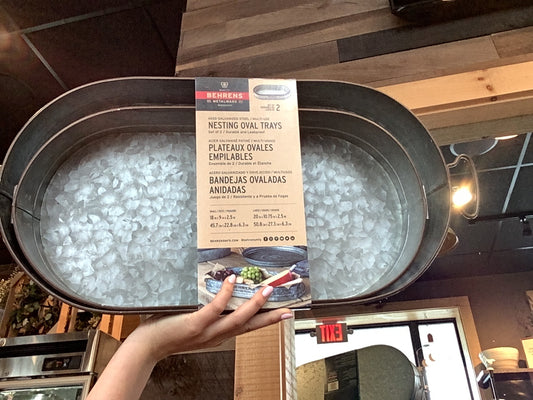 Behrens Oval Tray Set (2)